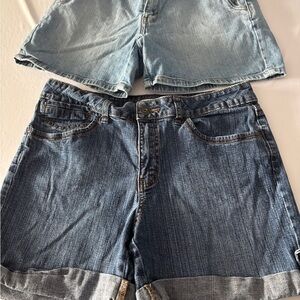 St. John's Bay and Levi’s 545Women's Denim Shorts